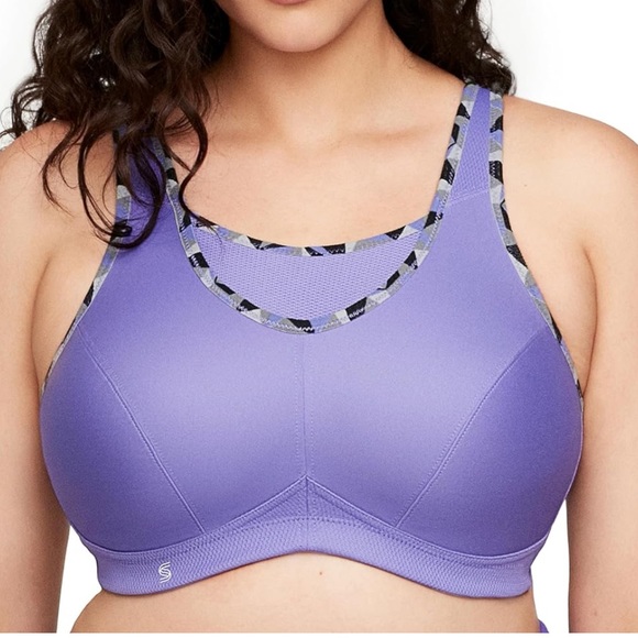 GLAMORISE SPORT high impact wirefree full bust full figure plus size sports bra - Picture 5 of 10